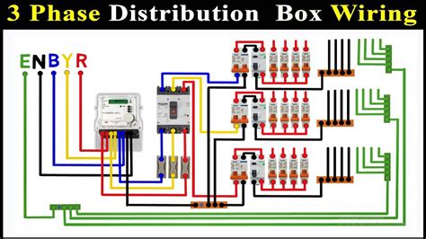 power distribution box wiring diagram|3 phase distribution box wiring.